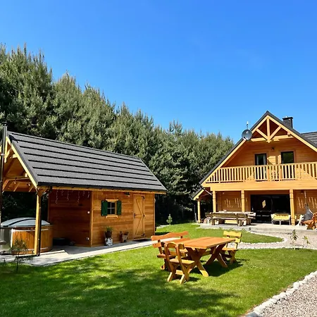 Dom Z Bala Sauna Jacuzzi Saunowisko Holiday home Biale Bloto (Olesnica)